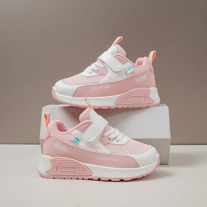 Autumn Girls Sneakers Mesh Fashion Soft Sole Outdoor Non-slip Children Casual Shoes Running Basketball Boy Sport Shoe Size 26-37.