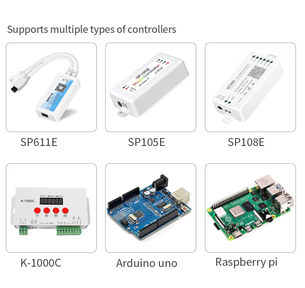 DC5V/12V RGB Traumfarbwechselnde LED-Streifenlichter WS2812 2020 Ultraschmal 2,7 mm 160 LEDs/m Intelligente, individuell adressierbare Ziffern.