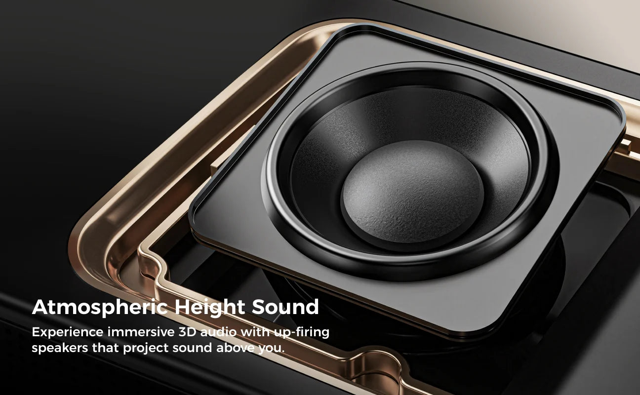 ULTIMEA 460W 5.1.2ch Sound Bar with Dolby Atmos, Surround Sound Home Theater System for TV with 2 Surround Speakers, APP Control.