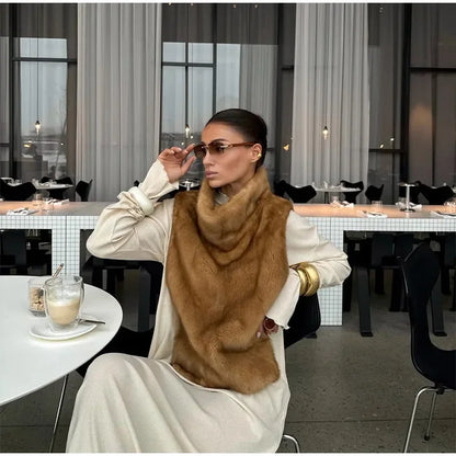 Schwarz Luxus Faux Pelzmantel Frauen Mode Oansatz Langarm Flauschigen Lose Jacke 2025, Winter Dame Verdicken Warme Straße Outwear