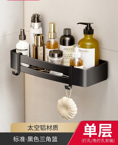 Metalle Badezimmer Handtuchhalter Stanzfreier Rack Toilettenanhänger Raum Aluminium Badezimmer Handtuchhalter, Handtuchhalter, Handtuchhalter Badezimmer