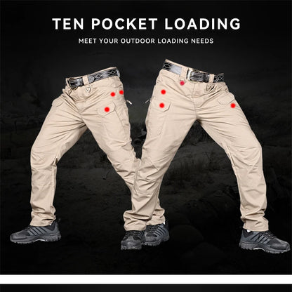 New Mens Tactical Pants Multiple Pocket Elasticity Military Urban Commuter Tacitcal Trousers Men Waterproof Cargo Pant 6XL.