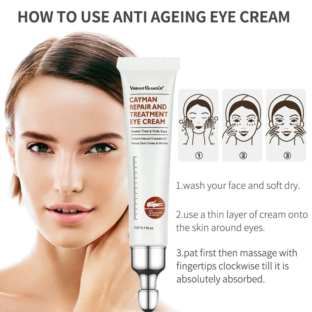 Peptide Collagen Eye Cream Anti-Wrinkle Anti-Age Remove Dark Circles Eye Care Against Puffiness And Bags Hydrate Eye Care Cream.