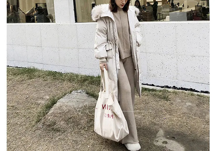 Loribindwood Gestrickte Pullover Breite Bein Hosen Anzug für Frauen Herbst/winter 2022, Neue Koreanische Lose Mode Zwei-stück Set