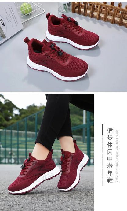 2025 Spring Women's Casual Sports Shoes Breathable and Comfortable Outdoor High Quality Single Shoes Trendy Women's Shoes