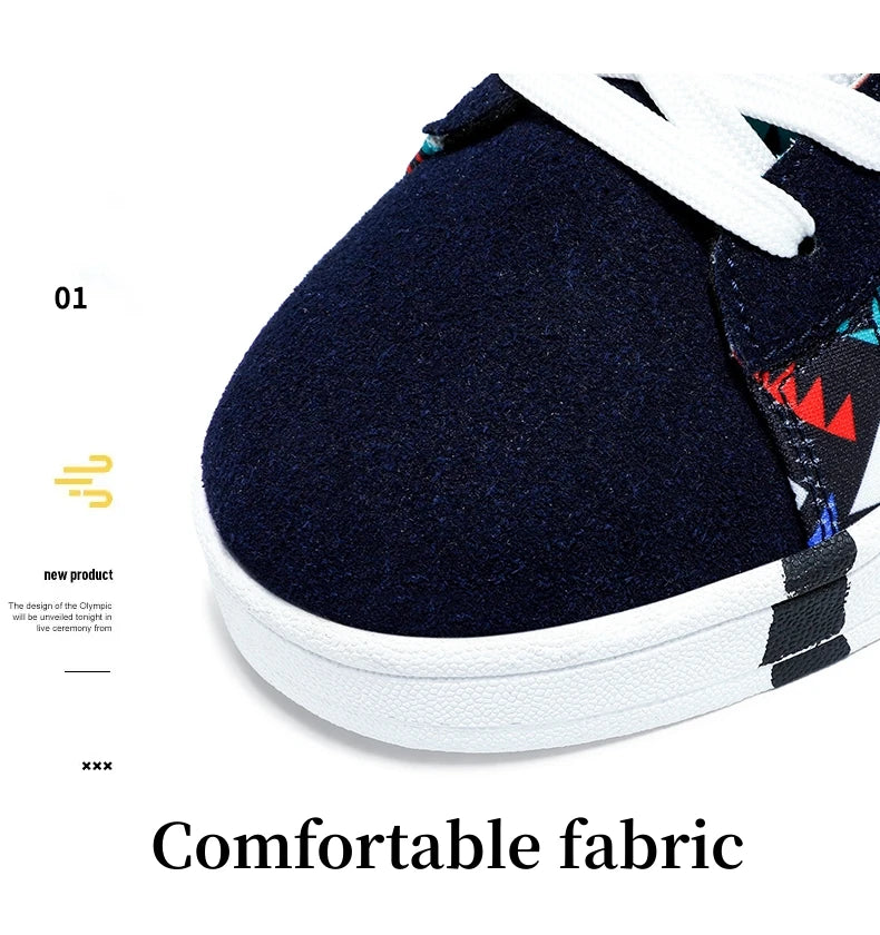 High quality Red Vulcanized Shoes For Men Unisex Casual Sneakers 46 Size Fashion Graffiti Flat Sneakers Men Skateboard Shoes.