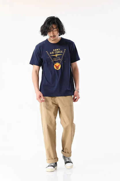 OKONKWO American Style Vintage Military Pants OG-107 Work Casual Pants People's Pattern Trousers Ame Kwo.