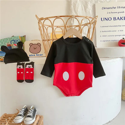 Winnie The Pooh Bär Baby Body Neugeborenen Langarm Strampler Kleinkind Jungen Mädchen Overall Kleidung K3529