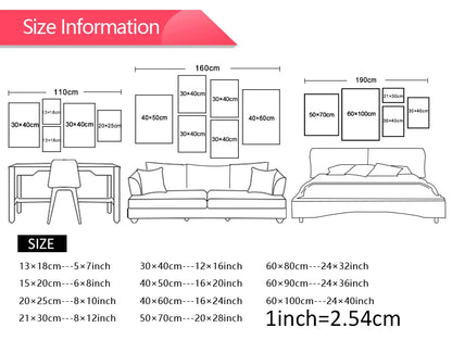 Animation Room Decor Animals Decoration Wall Art Coloured Home Decorations Canvas Painting Graffiti Cartoon Painted Decororation.