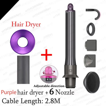 SenCiciMen Professinal Hair Dryer Negative Ion Blow Dryer Quick Dry Leafless Hairdryer Salon Home Constant Temperature Hair Care.