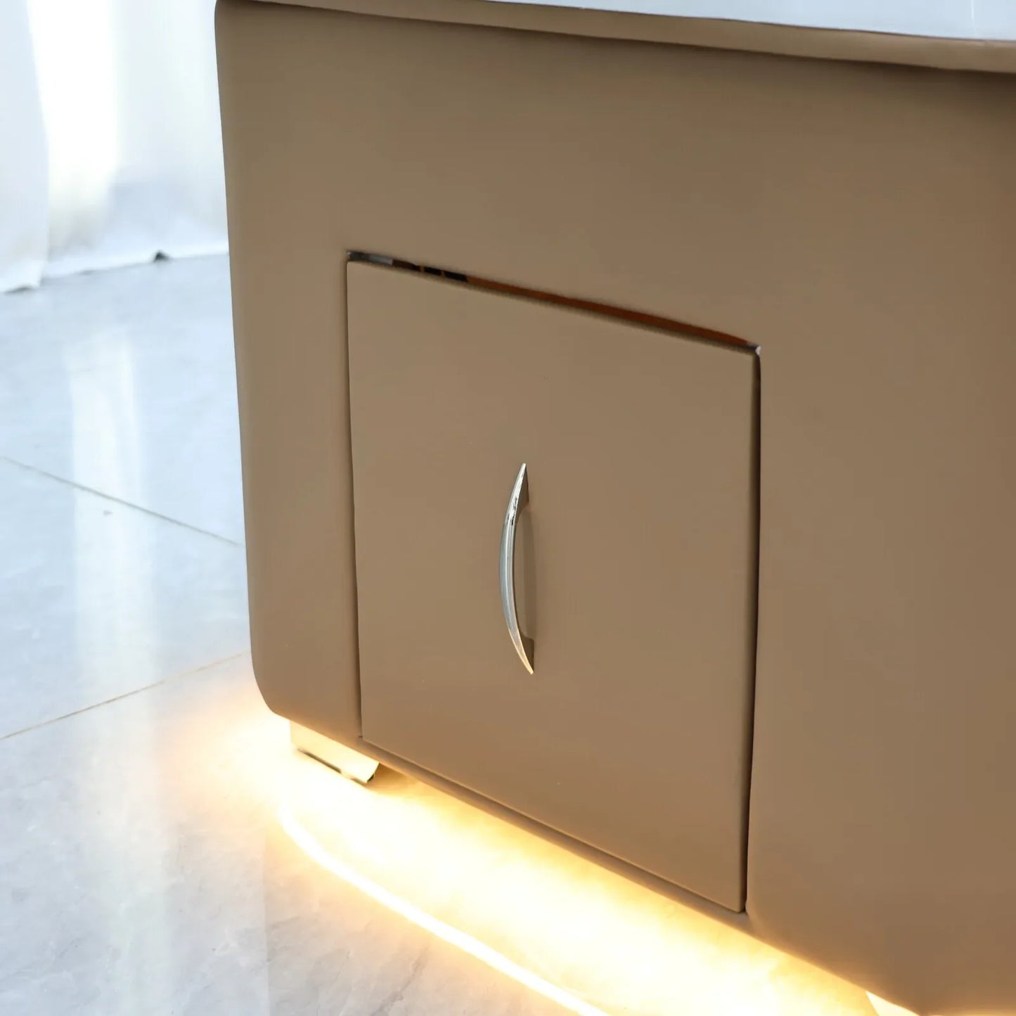 Elektrisches Lift-Shampoo-Bett, All-in-One-SPA-Salonmöbel mit Massage- und Wassercirculation, Waschbecken, Kopfbegasung und Fußbad