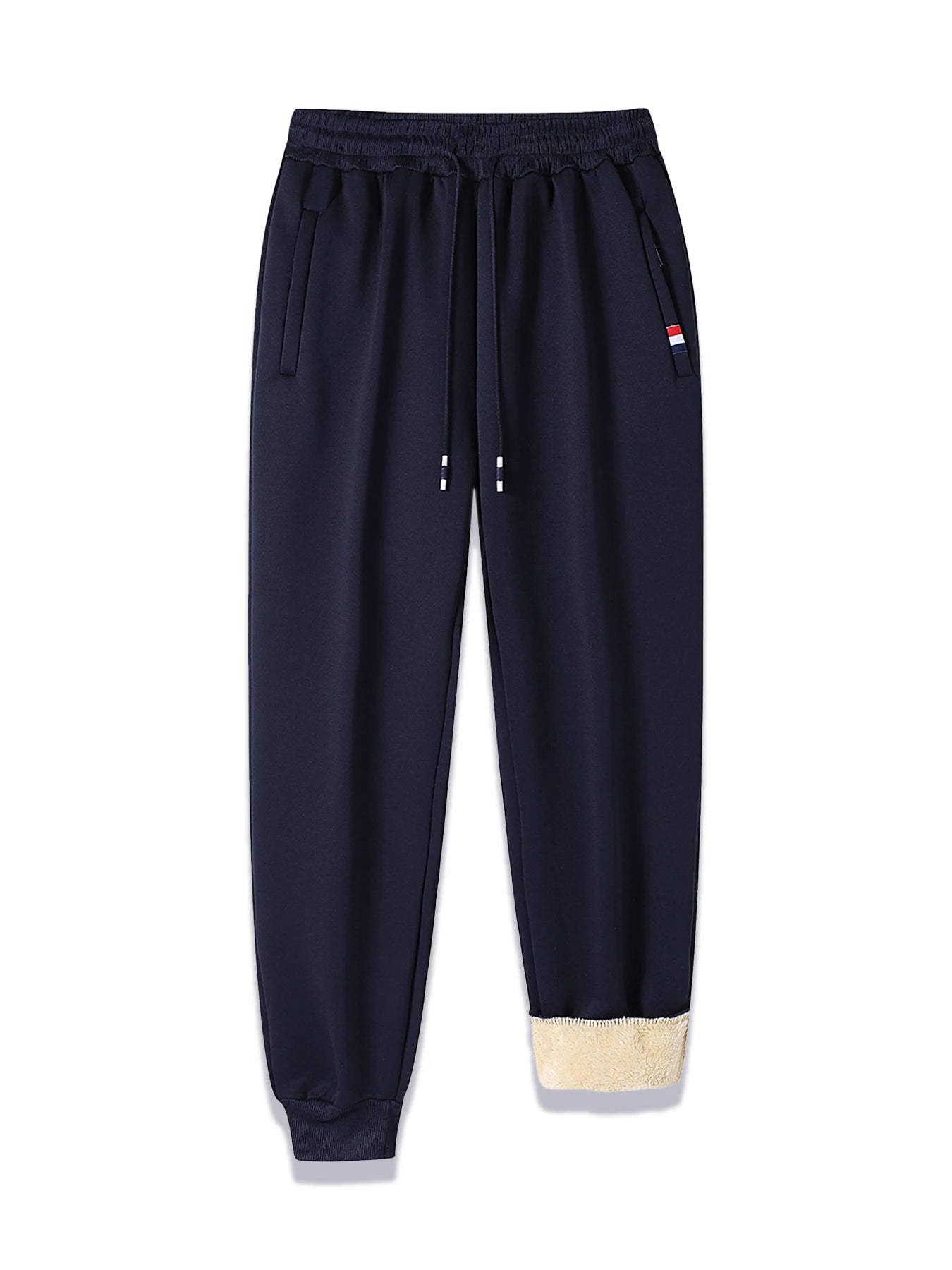 Autumn Winter Thicken Fleece Sweatpants Men Women Loose Casual Trousers Drawstring Warm Outdoor Sports Pants Jogging Pants