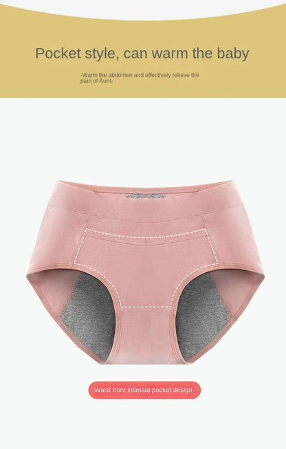 3PCS Cotton Menstrual Panties Leak Proof Breathable Sexys Panties Woman Women Girls Physiological Pants Women's Intimates M-XL.