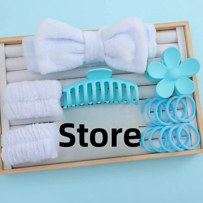 Matte Butterfly Knot Hair Ties Women's Hair Accessories Elastic Hair Bands Floral Hair Clips Autumn Winter New Style Hair Access