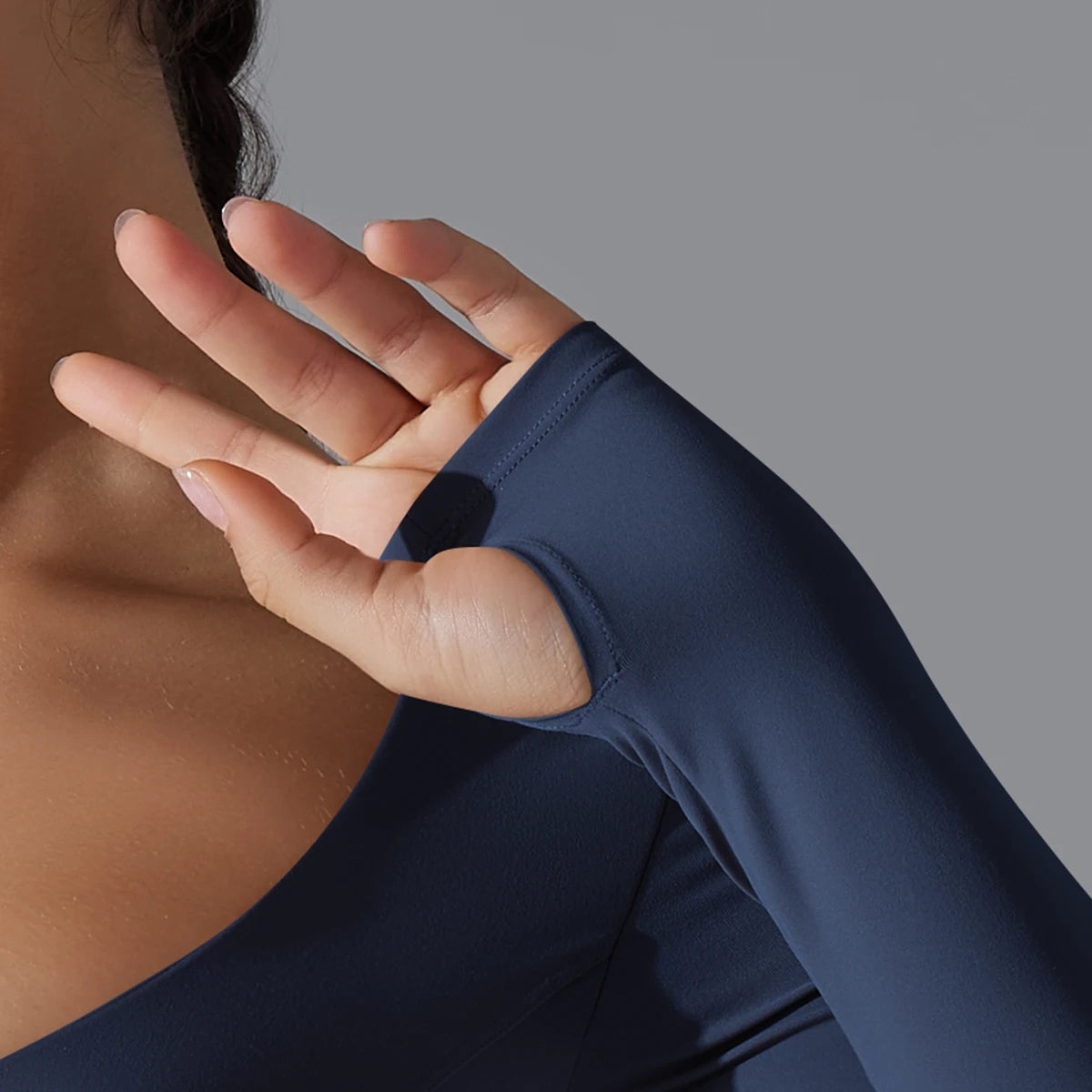 Yoga Long Sleeve Slim Sexy Breathable Quick Drying Sport Brassiere Gym Push Up Shockproof High Intensity Pilates Clothes Women.