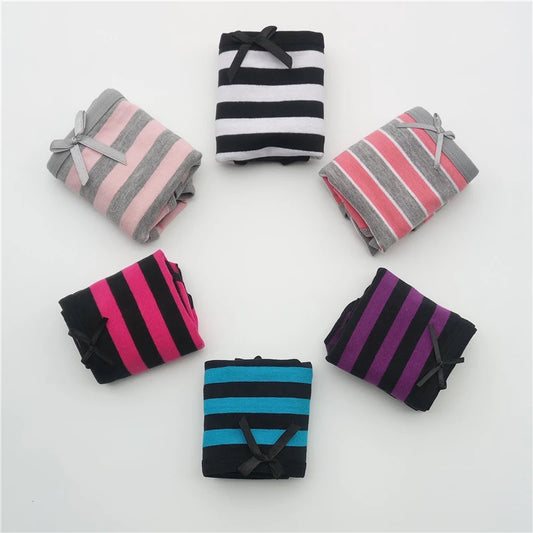 Women's cotton panties Girl Briefs Ms. cotton underwear bikini underwear sexy Ladies Briefs Free shipping 5 Pcs/set.