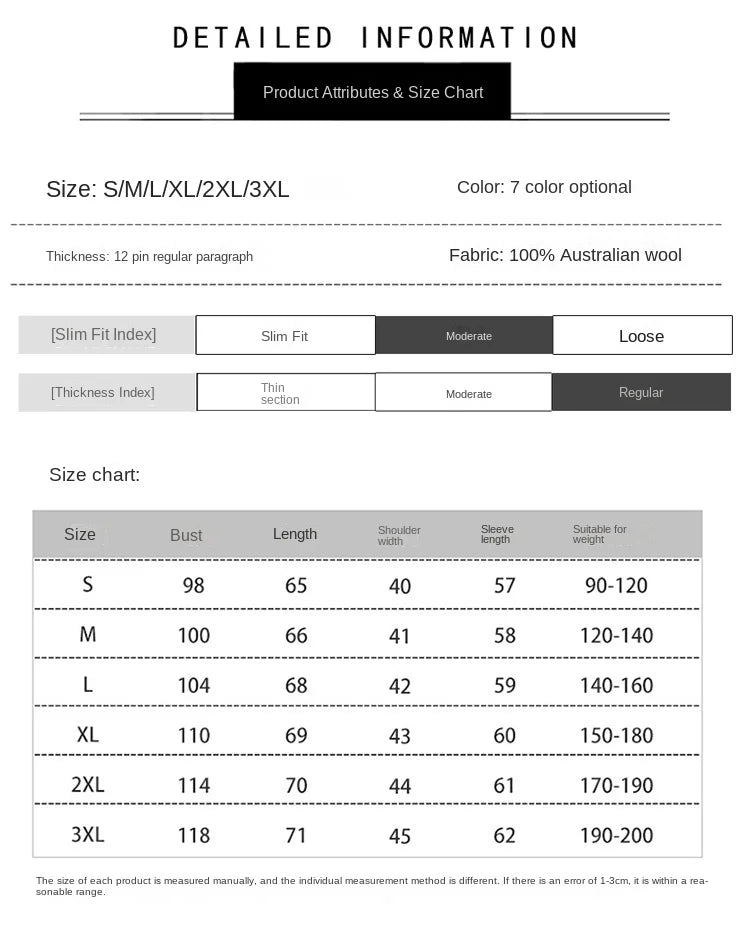 2025 Men's Autumn And Winter 100% Merino Pure Wool Knitted Sweater Men's Business Casual Knitted Polo Collar Pullover Top YJ1815.