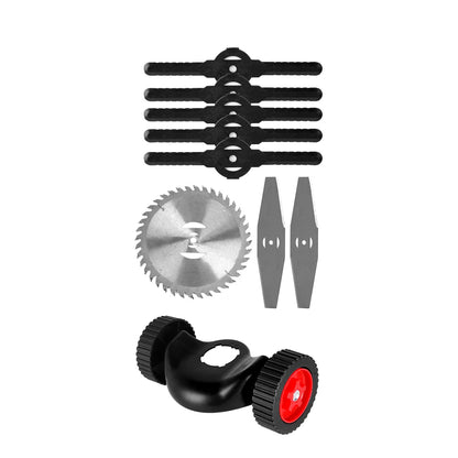 YOFIDRA 100–135 cm elektrischer Rasenmäher, 1500 W, kabellos, faltbar, Trimmer, Beschneiden, Schneiden, Garten, Elektrowerkzeug für Makita-Akku-Pin