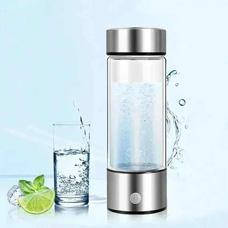 Rich Hydrogen Water Cup Portable Hydrogen Water H2 Generator Alkaline Maker Ionizer Bottle Super Antioxidan Titanium Filter.