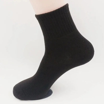 10/5/3MEN'S Mid-calf Socks Cotton Socks for All Seasons, Solid Colour and Versatile.