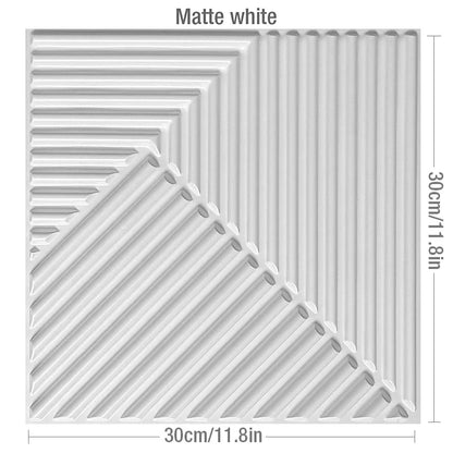 12 Pcs  3D Wall Panel 30x30cm Indoor Wall Decoration Bedroom Living Room background Hotel Office Mural Wall Panel DIY Home Decor