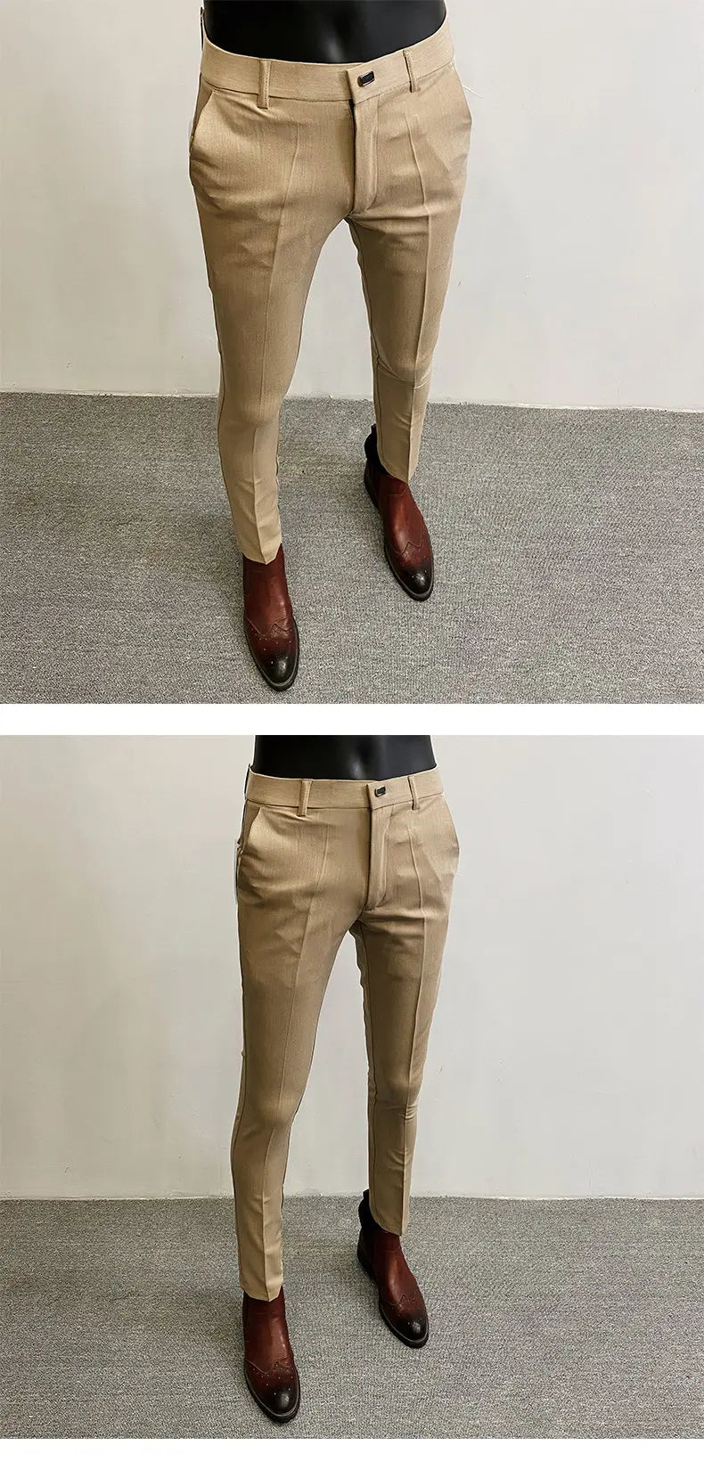 Men Suit Pants Dress Pantalone Hombre Stretch Slim Formal Trousers Calça Masculina Solid Color Casual Pants Fashion Men Clothing