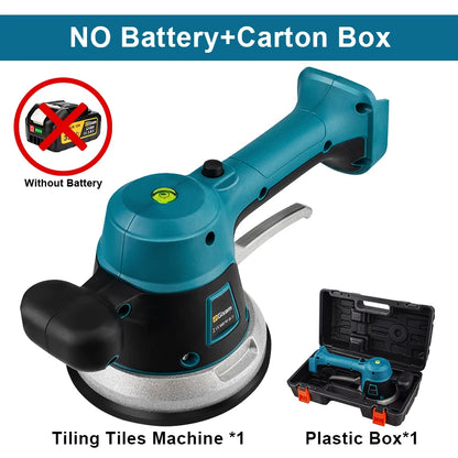 G perfil Akku-Fliesen, Vibrator, Fliesenmaschine, 6 Geschwindigkeiten, automatische Fliesen-Nivellierungseinstellung, absorbierendes Werkzeug für Makita 18 V Akku-Pin