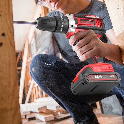 ONEVAN 500W Elektrische Schlagbohrmaschine Set Hammer 38N.M Bohrer Akkuschrauber Holzbearbeitung Elektrowerkzeuge Für Makita Batterie Pin