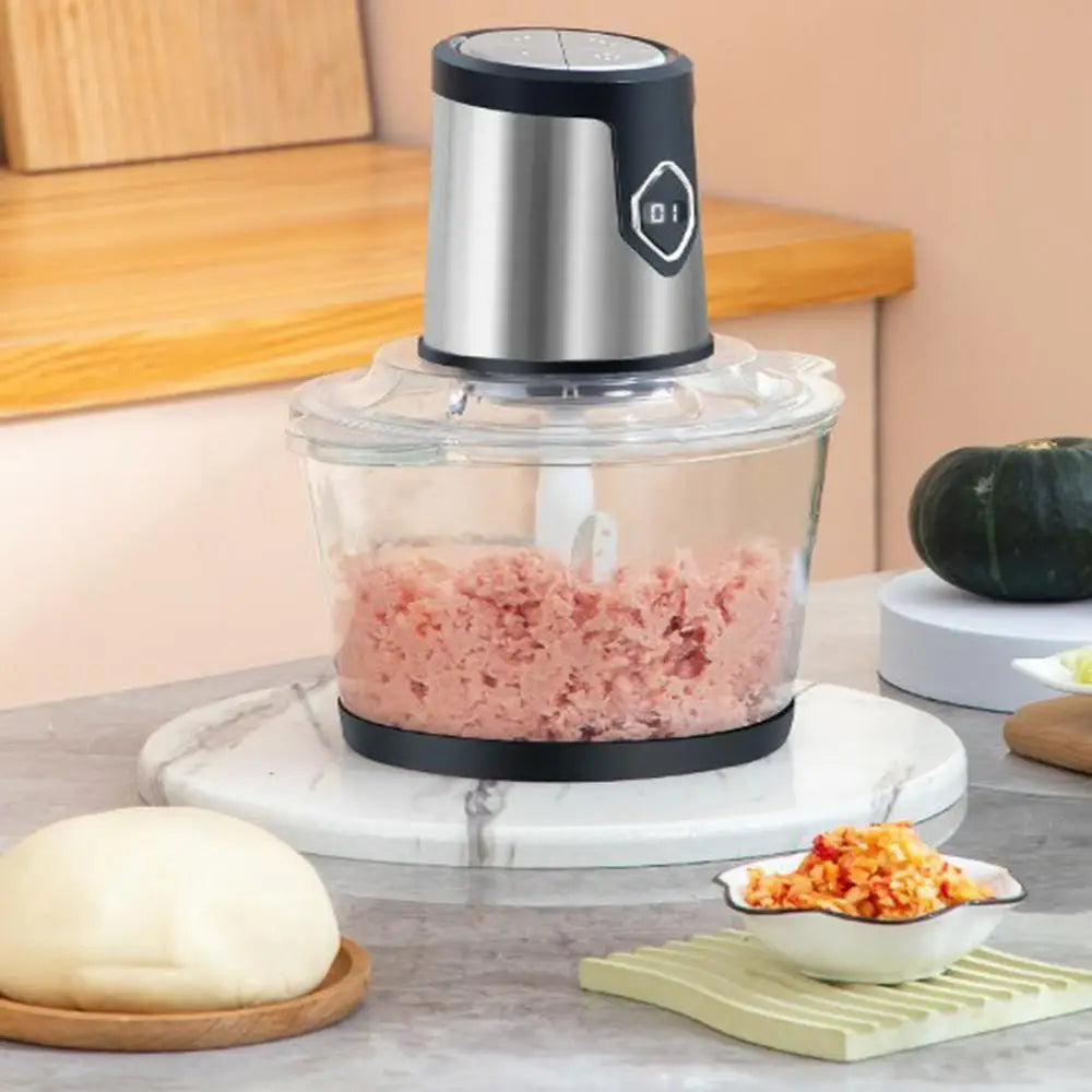 Multifunctional meat grinder 5L 500W stainless steel, kitchen machine, Shredder, 4-step, minced meat/vegetables/Dough.