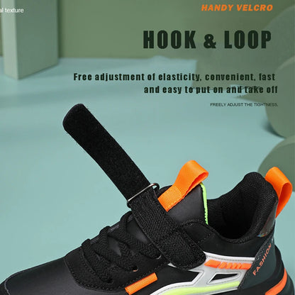 Kids Casual Boys Shoes Soft Sole Kids Shoes Non-slip Sneakers Shoes Outdoor Student's Children Pink Girls Sport Walking Footwear.