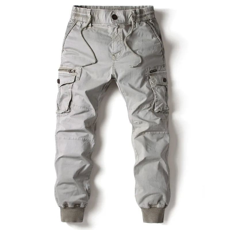 Cargo Pants Men Jogging Casual Pants Cotton Full Length Tactical Military Pants Trousers.