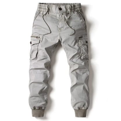 Cargo Pants Men Jogging Casual Pants Cotton Full Length Tactical Military Pants Trousers.