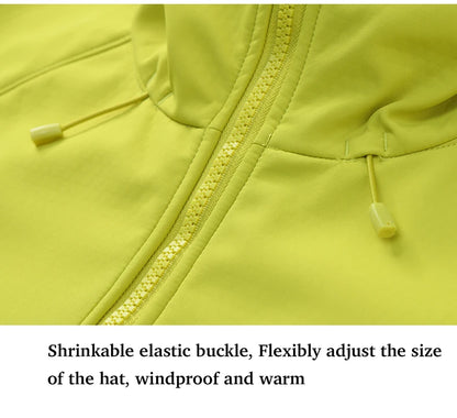 JNLN Men Women Waterproof Soft Shell Jacket Windproof Warm Fleece Rain Coat Unisex Hiking Climbing Trekking Outdoor Windbreaker.