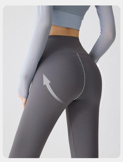 BIVIGAOS Spring Summer Multi Colored Thin Casual Fashion Sharkskin Leggings Women High Waist Tight Sport Cycling Fitness Legging