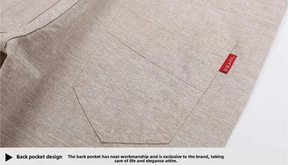 Summer Thin Men's Casual Pants Straight-Leg Loose-Fit Linen Trousers Youth Men's Pants Direct From Manufacturer Wholesale