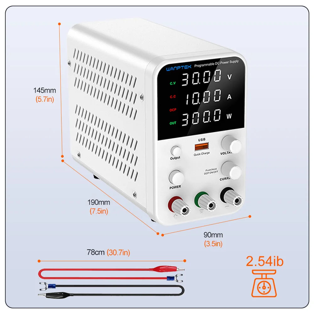 30V 10A 60V 5A DC Lab Power Supply Adjustable DC Power Supply Regulator Switching Power Supply Bench Power Supply 220V/110V.