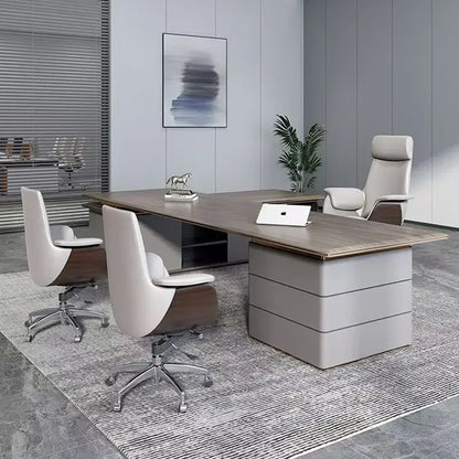 Einfacher Computer-Bürostuhl, ergonomisch, luxuriös, für Konferenzen, bequemer Bürostuhl, drehbarer Executive-Bürosmeubilair