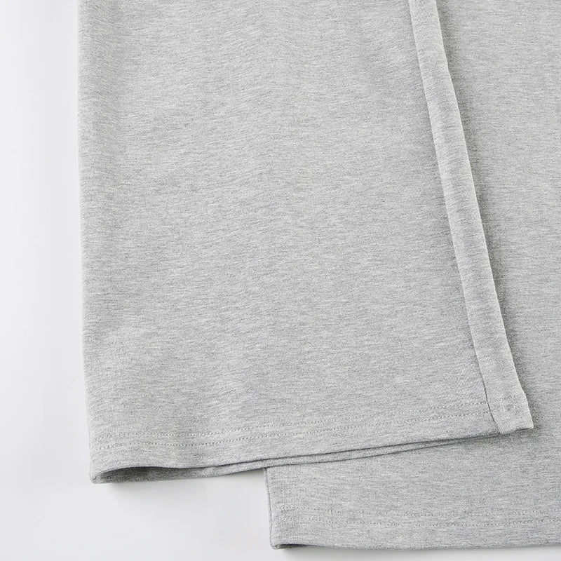 Apprabant Casual Fashion Drawstring High Waist Trousers Set Lace Up Flared Sleeve V Neck Twist Tops Plush Loose Pants Suit