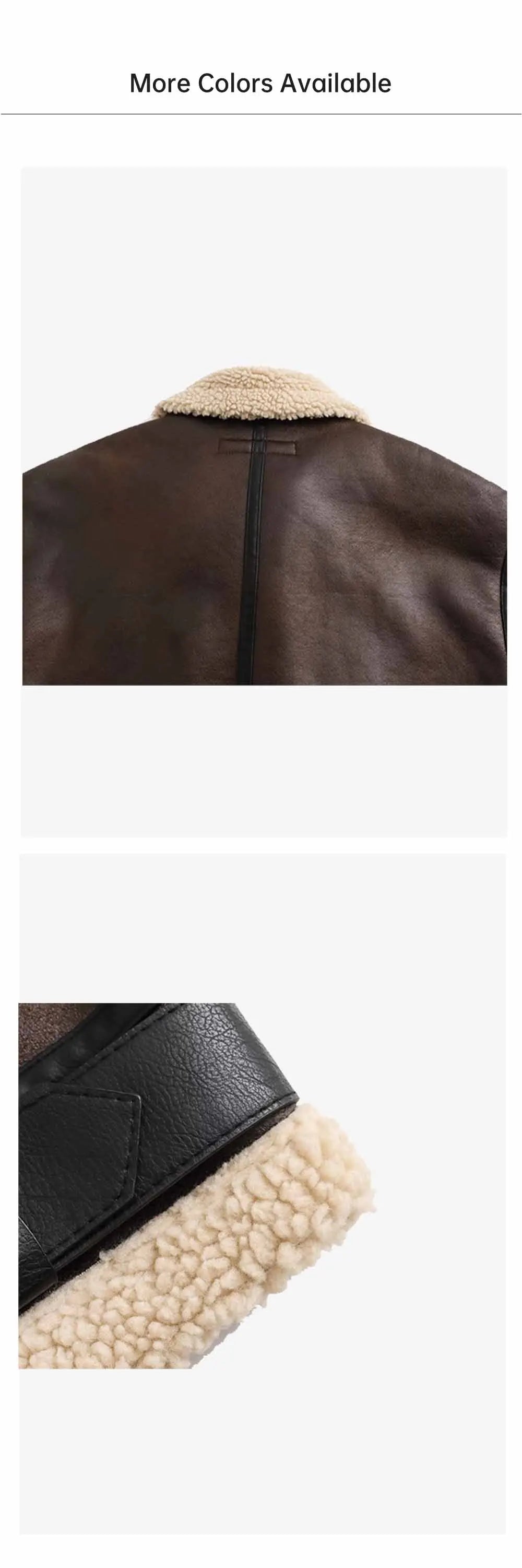 2024 Herbst/Winter Neues Produkt Lässige Damenbekleidung Flip-Kragen-Fell Integrierter lockerer und vielseitiger Kurzjackenmantel