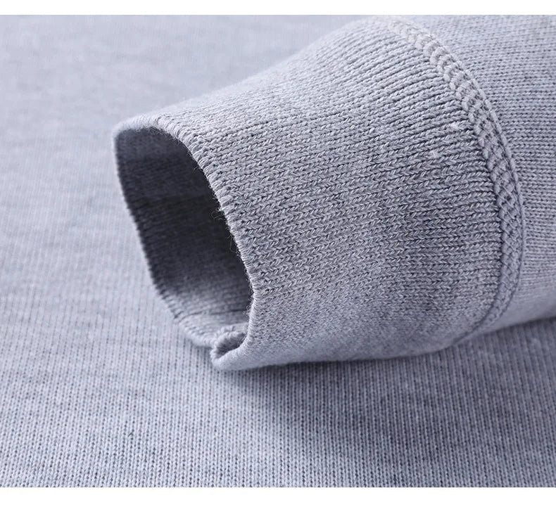 Men's Autumn Winter New Turtleneck Sweater Warm Cozy Solid Color Casual Bottom Knitted Pullovers Male Fashion Knitwear