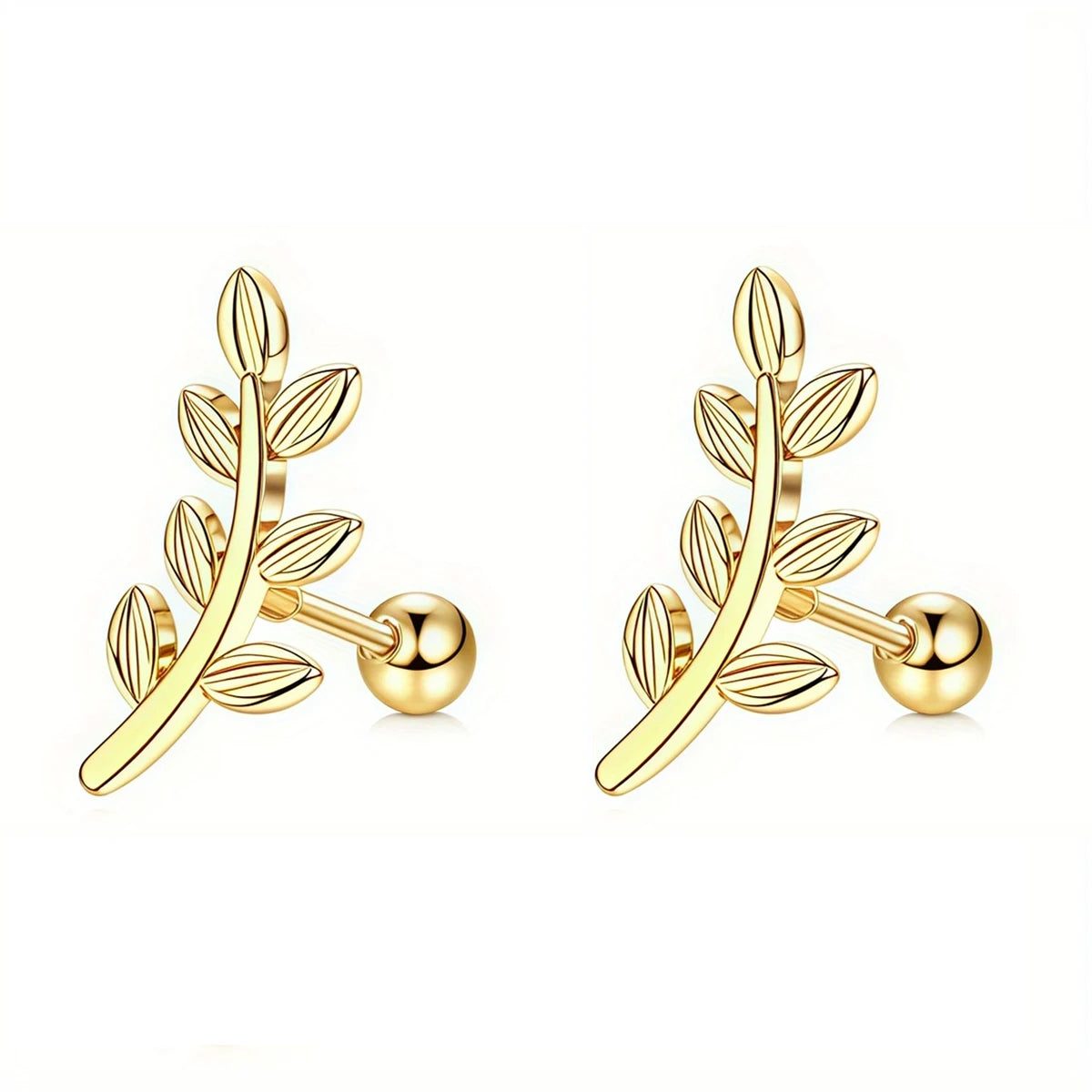 2Pcs 16G Stainless Steel Screw Back Stud Earrings for Women,Cubic Zerconia Cartilage Conch Helix Ear Piercing Jewelry.