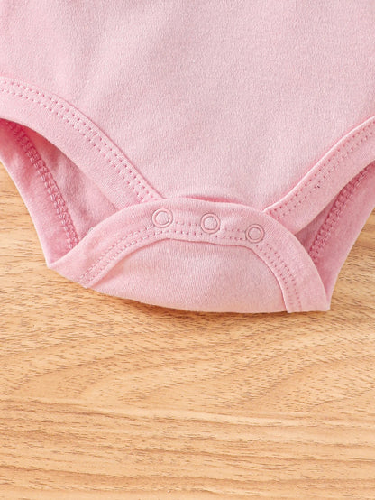 4PCS Neugeborenen Strampler Kurzarm Rundhals Cartoon Tier Blumen Drucken Body Onesies Für Baby Jungen Und Mädchen Kleidung
