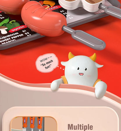 Kitchen Food Role Play Pretend Play Children Toy Ice Cream Candy Sweet Dessert Accessories Toys for Kid Christmas Birthday Gifts.