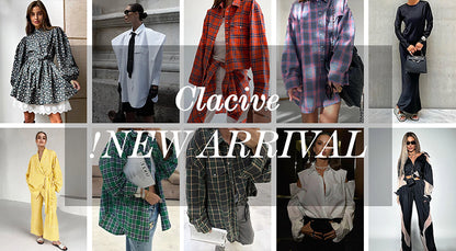 Clacive Sexy Loose Black Lace See Through Trousers Sets Women 2 Pieces Fashion Long Sleeve Shirt With High Waist Wide Pants Set.