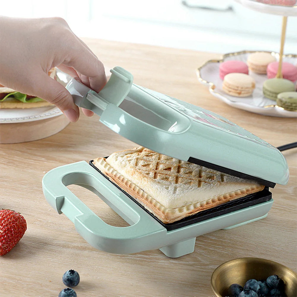 Multifunction Sandwich Maker Fast Heating Toaster Home Breakfast Making Machine Kitchen Electric Baking Pan Roast Meat Omelette.