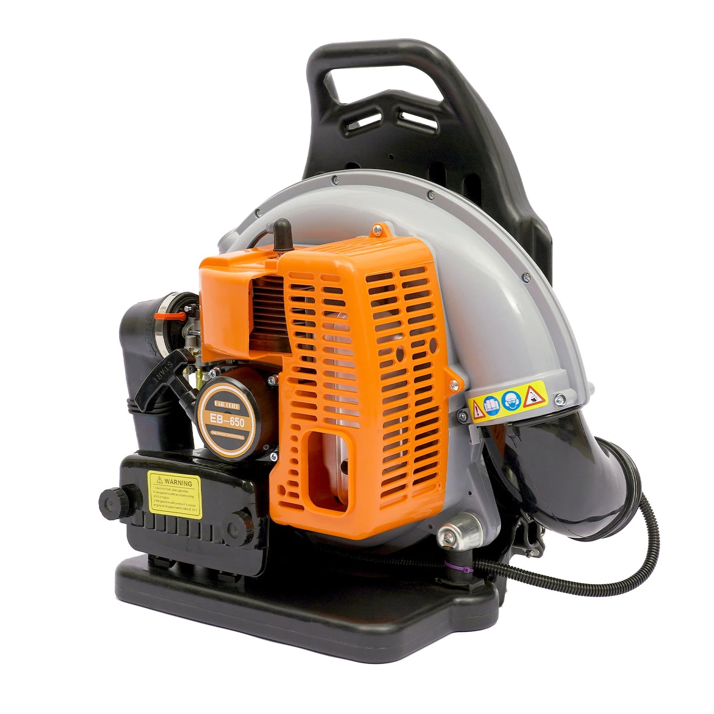 65cc 2-Takt Benzin Rucksack Blatt luftgekühltes Gebläse kommerzielles Gartenhof Werkzeug 2,7 kW U/min