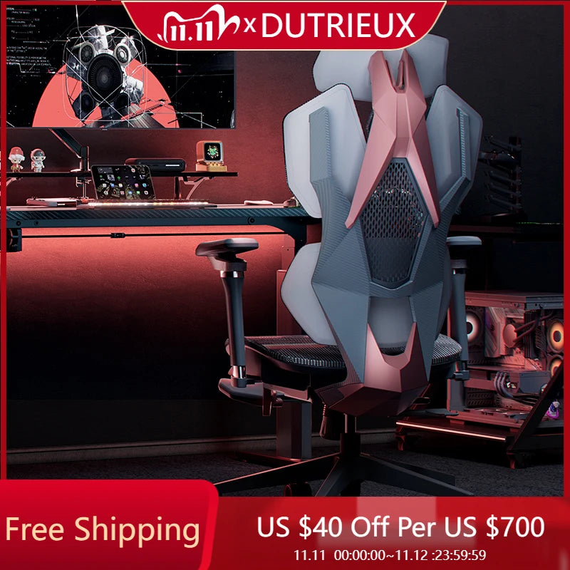 Moderner Designer-Gaming-Stuhl, bequem, luxuriös, Kreativität, drehbarer Gaming-Stuhl, verstellbar, elastisch, Sillas De Oficina-Möbel