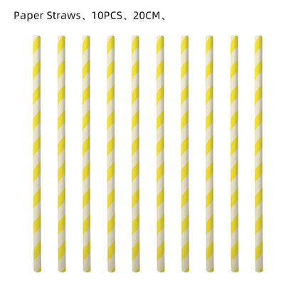 Cartoon M & Minions Geburtstag Party Dekoration Einweg Geschirr Tasse Teller Tischdecke Luftballons Gelb Große Augen Hintergrund Banner