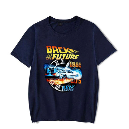 Hot Back To The Future T-Shirt Men Women Fashion Y2k Harajuku T Shirt Summer Cool Short Sleeve Hip Hop Top Tee.