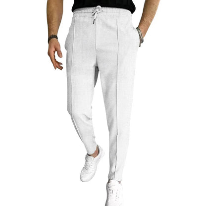 2024 Amazon Summer New Men's European and American Independent Station Drawstring Sports Casual Pants for Men